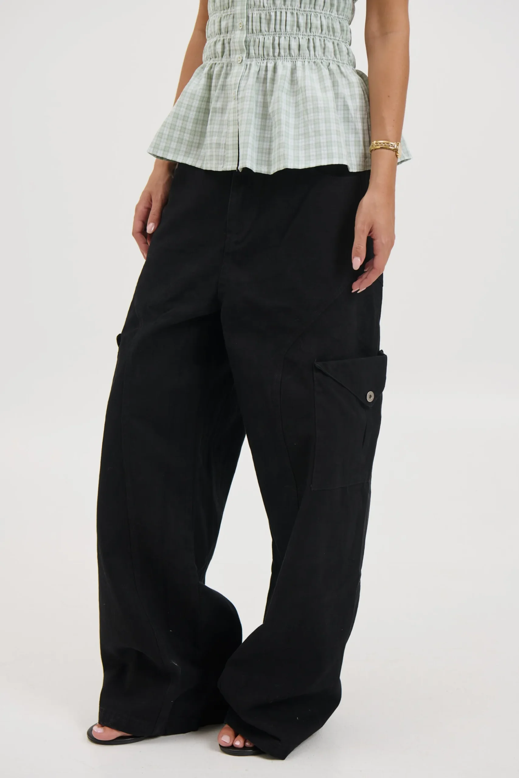 Annie Cargo Pant Black