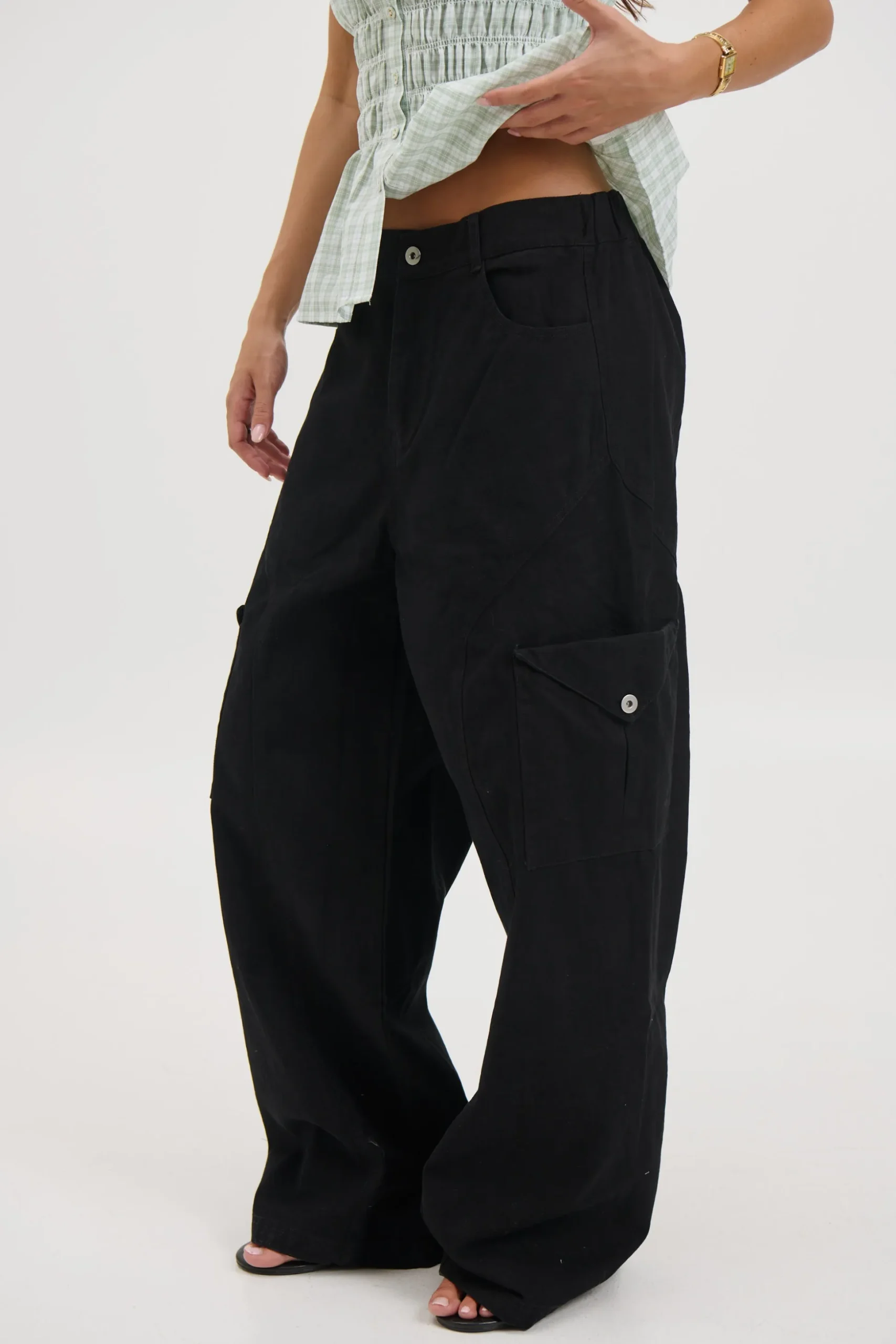 Annie Cargo Pant Black