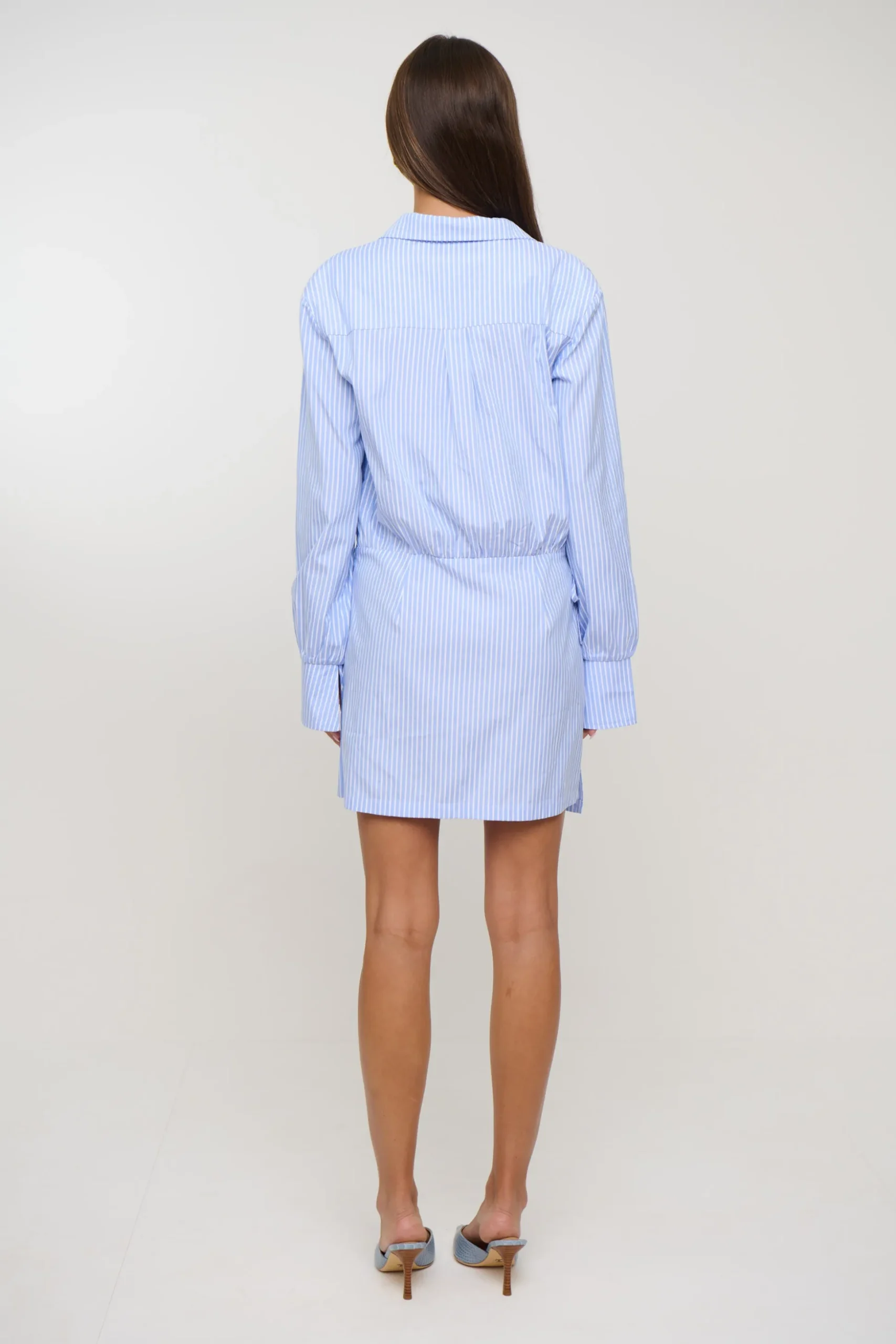August Shirt Dress Blue