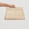 Becca Suede Clutch Beige