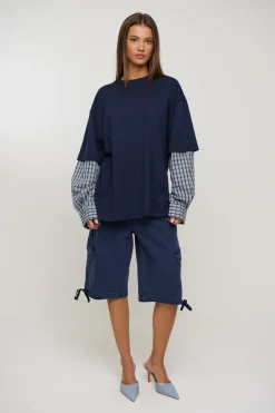 Bottega Shirt Navy