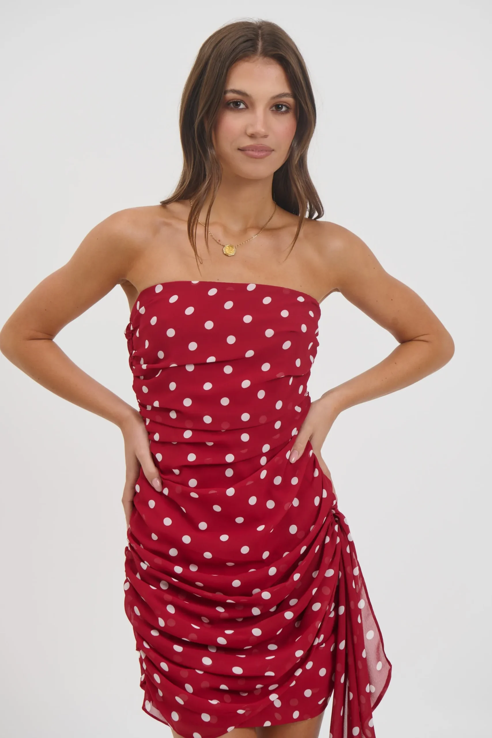Charley Mini Dress Wine
