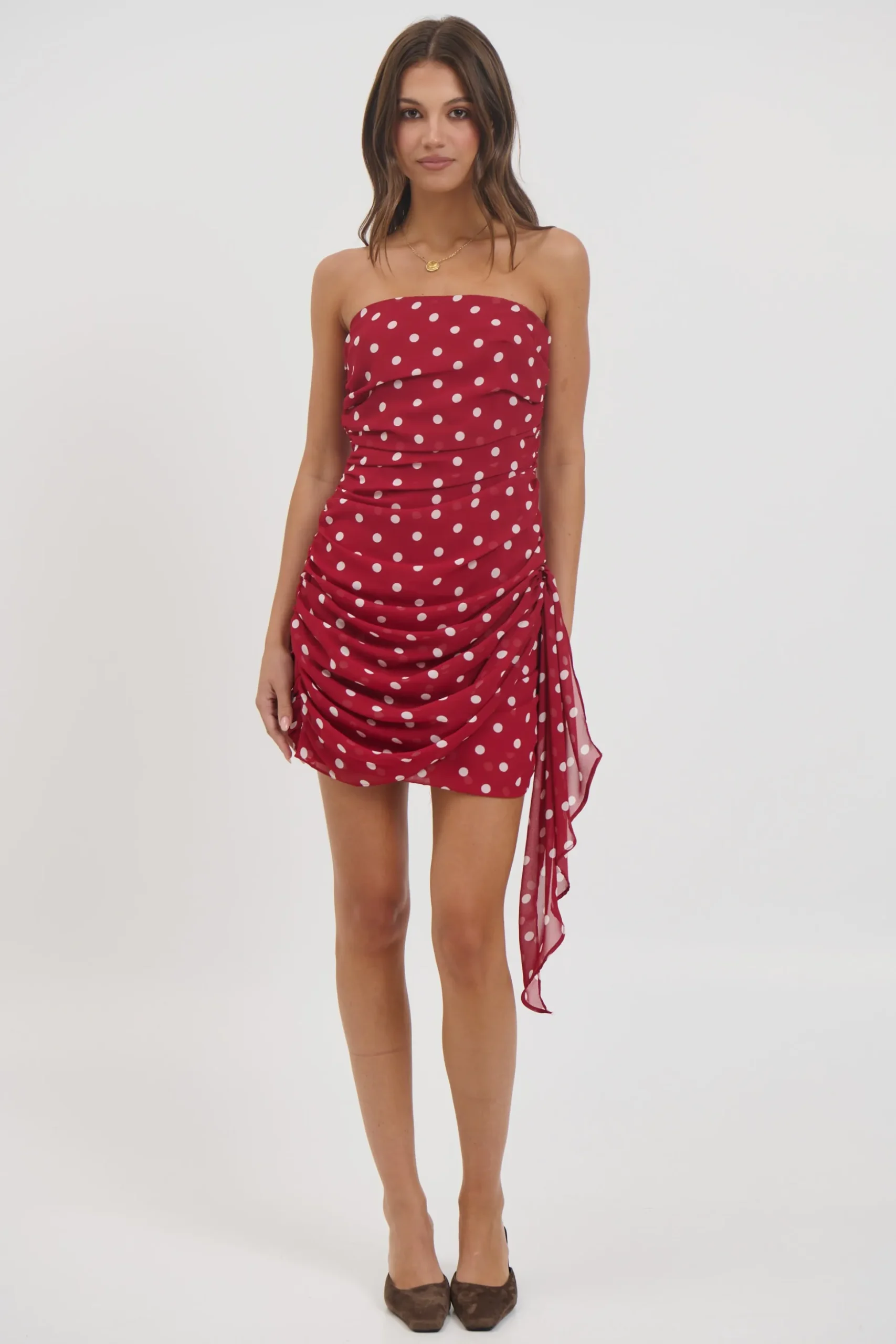 Charley Mini Dress Wine