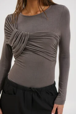 Edie Bodysuit Smoke