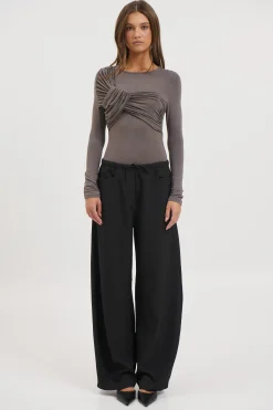 Edie Bodysuit Smoke