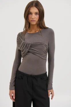 Edie Bodysuit Smoke