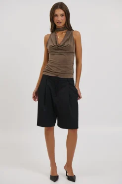 Eliza Top Brown