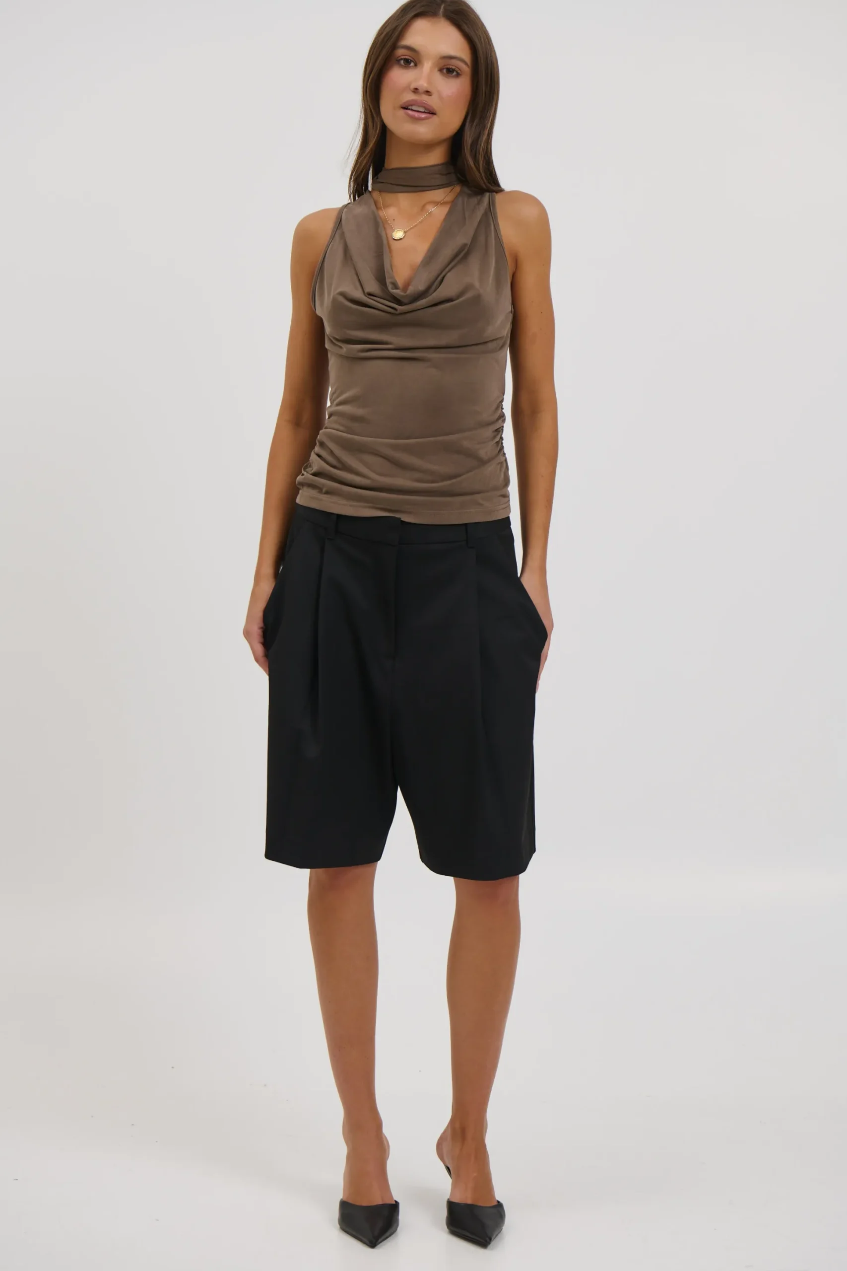 Eliza Top Brown