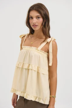 Hailey Top Lemon