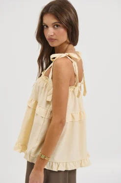 Hailey Top Lemon