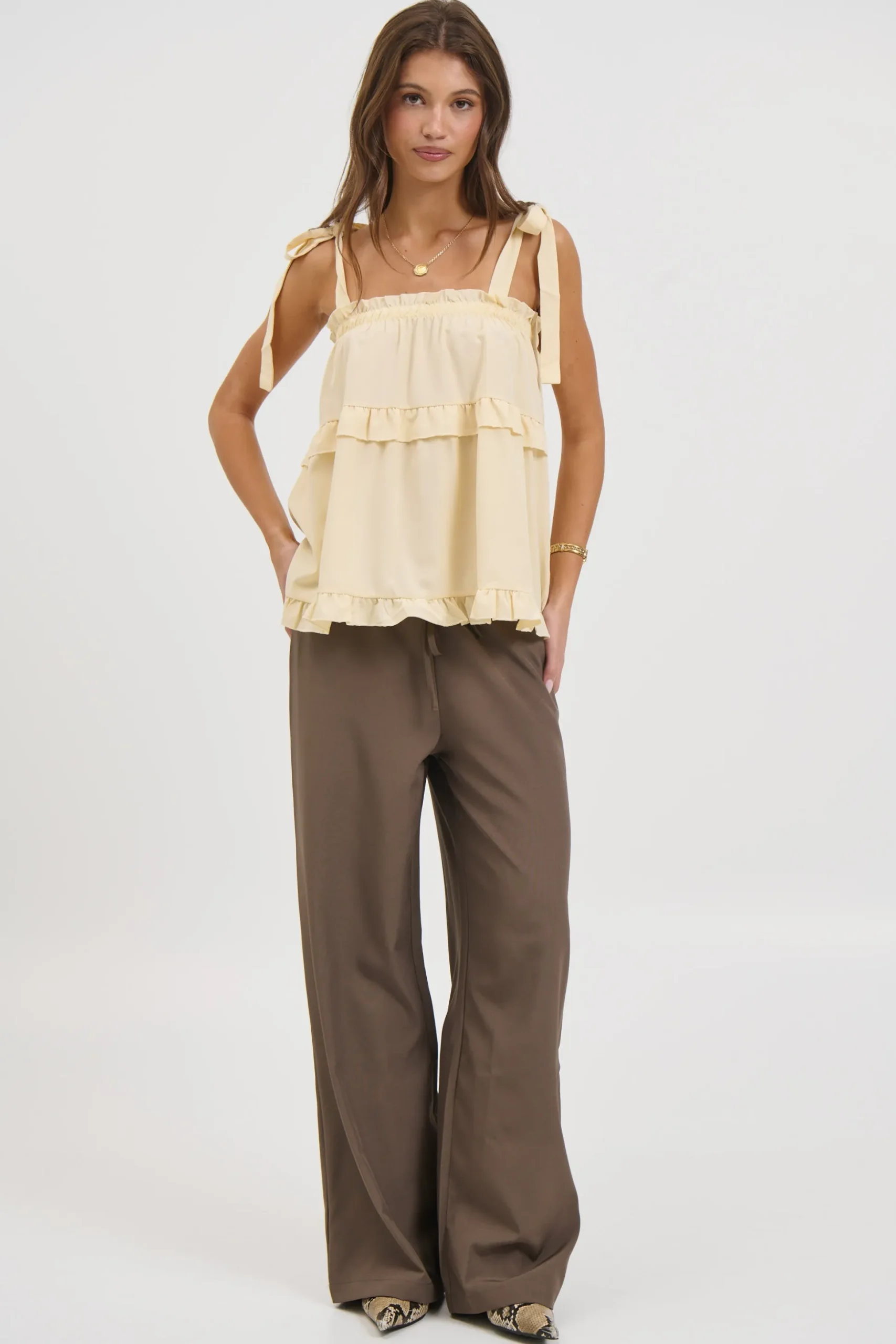 Hailey Top Lemon