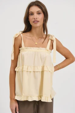 Hailey Top Lemon