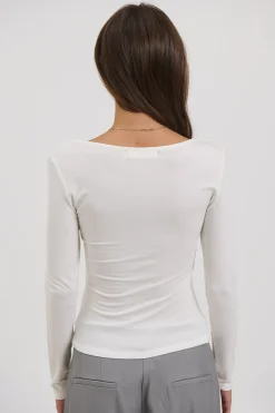 Ida Long Sleeve White