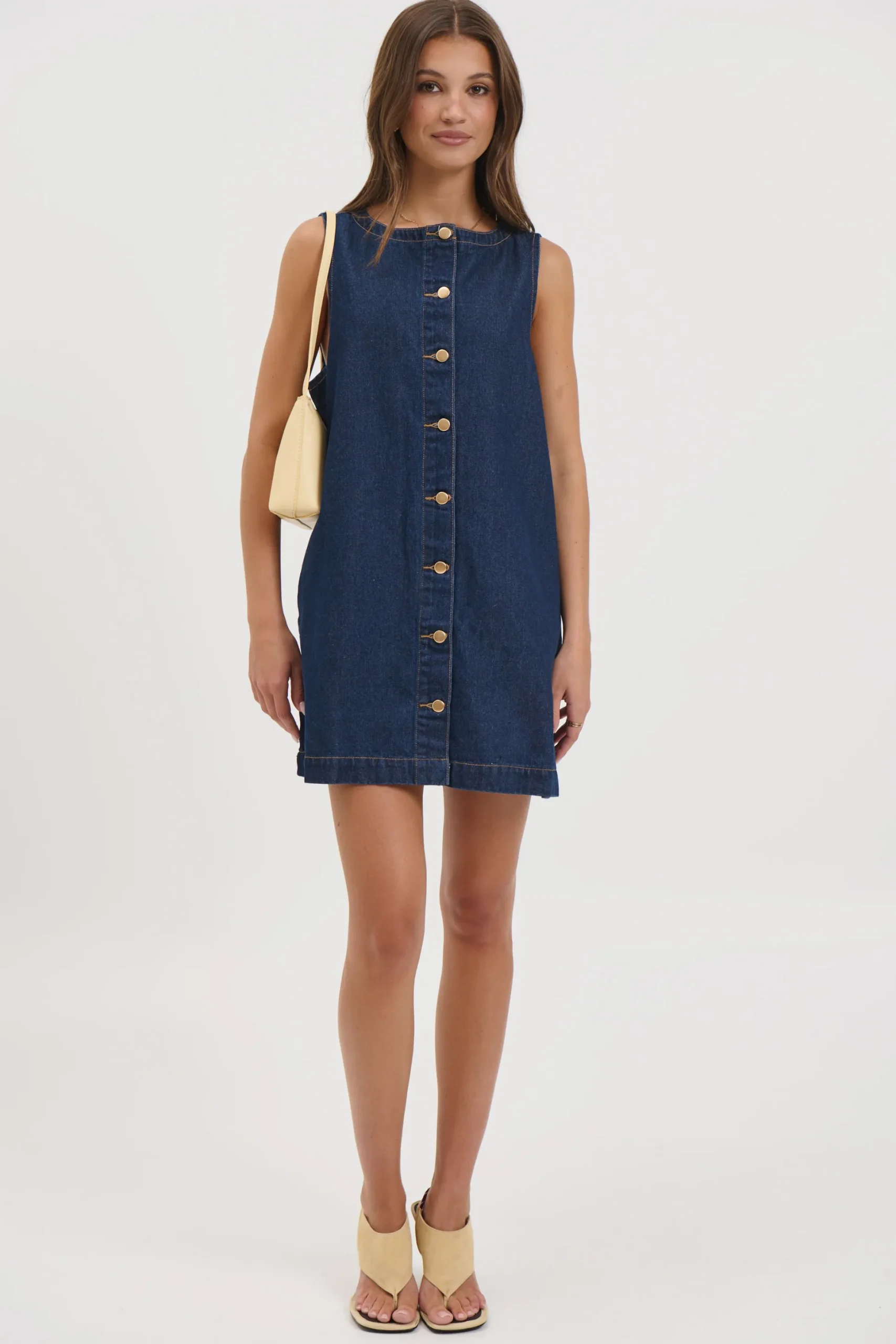 Jaymes Denim Dress Indigo