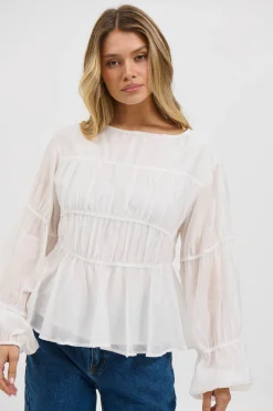 Jemimah Top White
