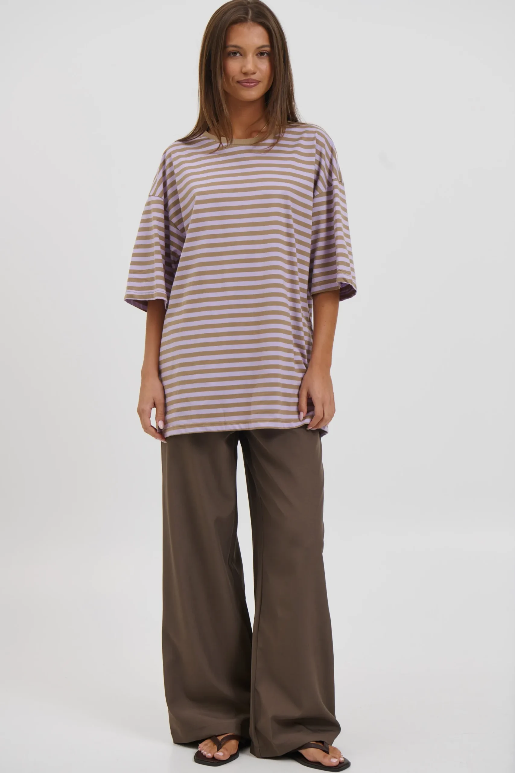 Jess Top Purple Stripe