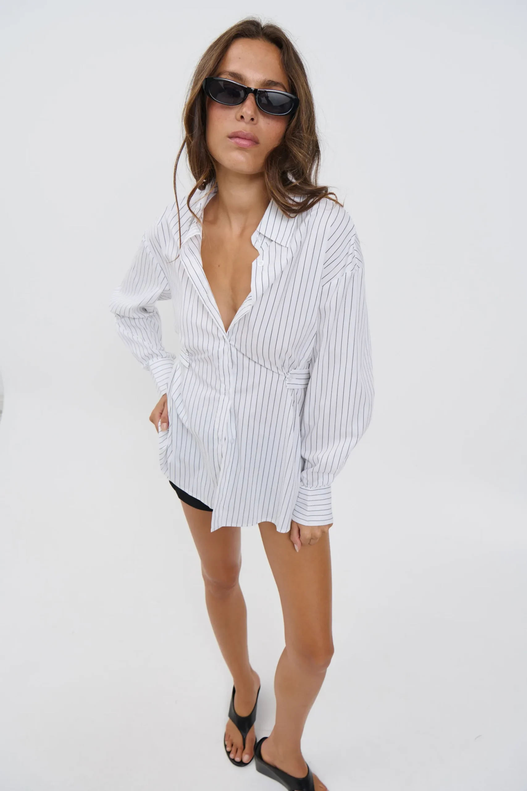 June Oversized Shirt White