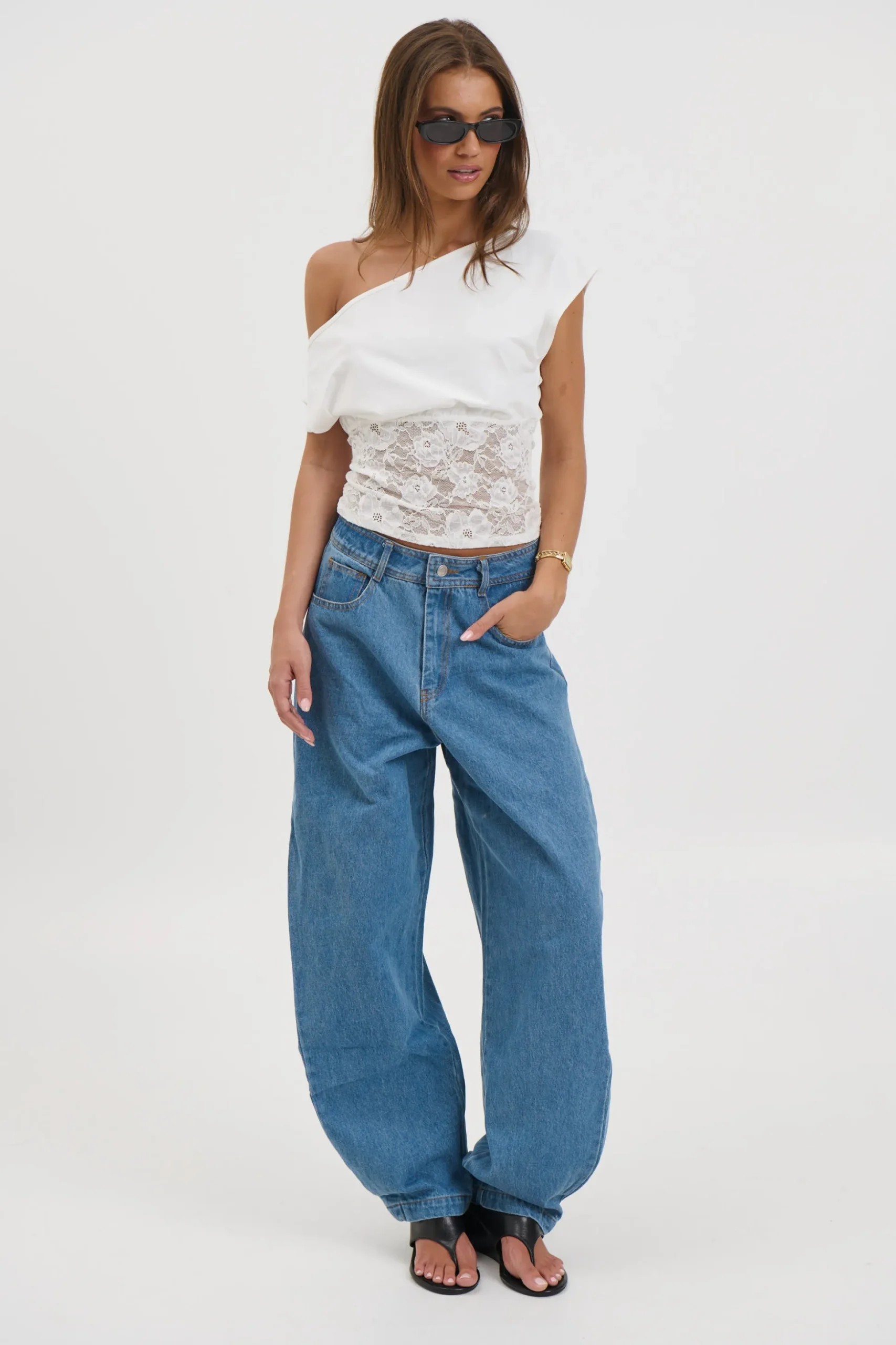 Kate Lace Top White