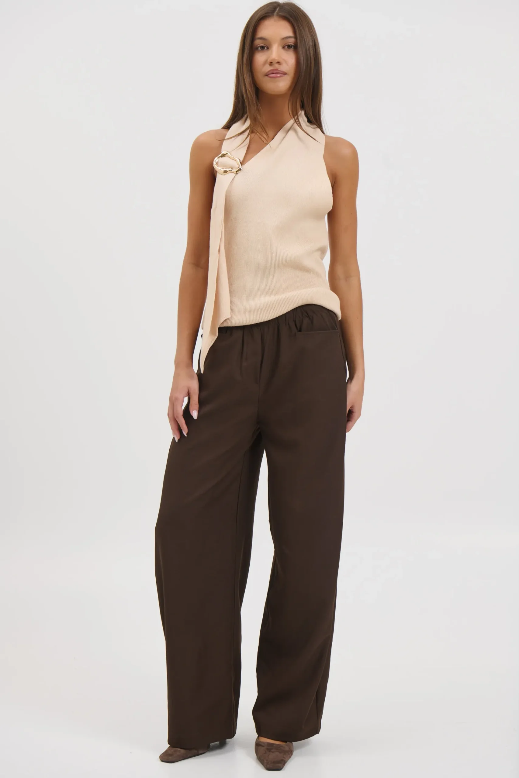 Kelsey Top Beige