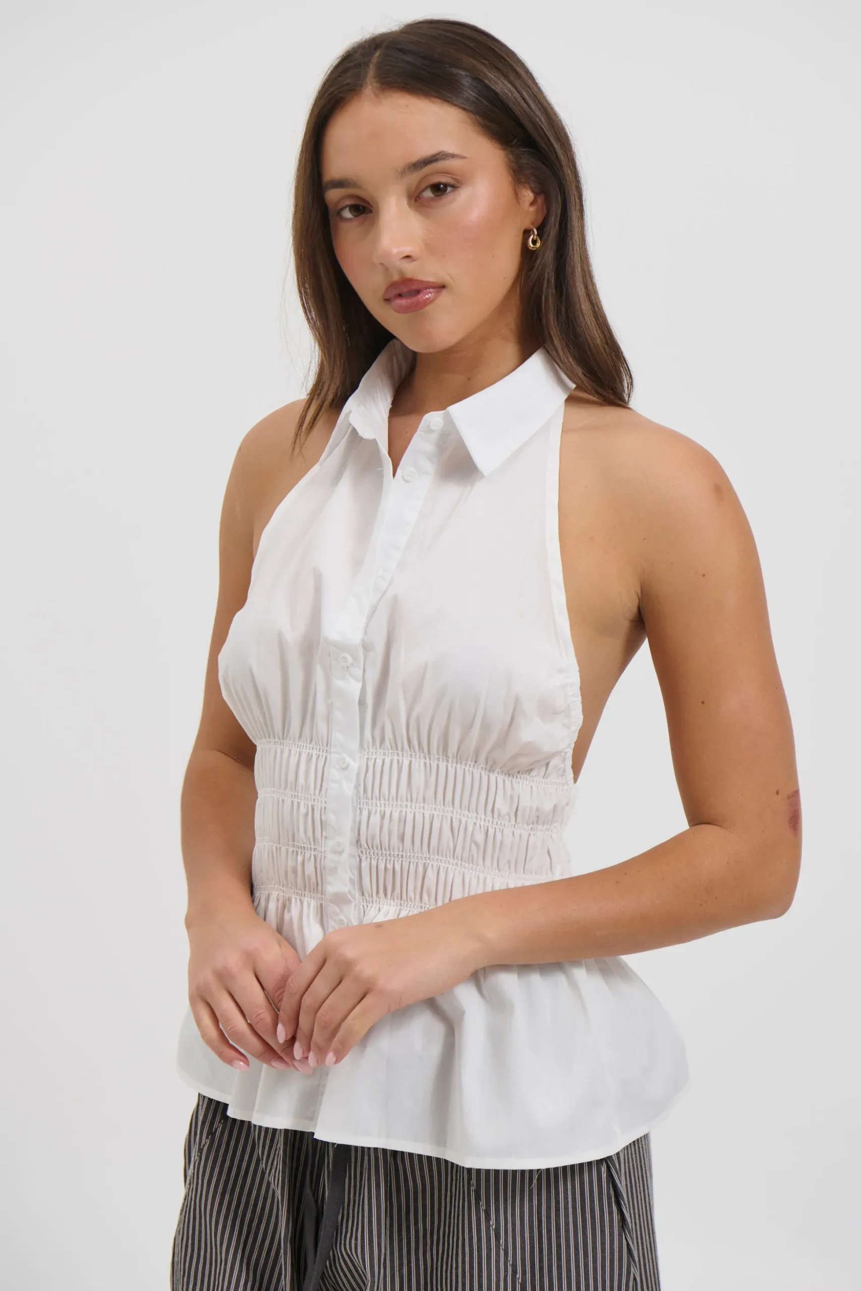 Kristal Top White