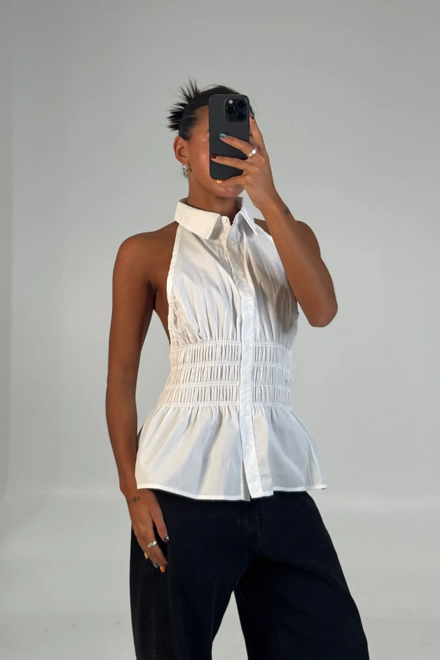 Kristal Top White