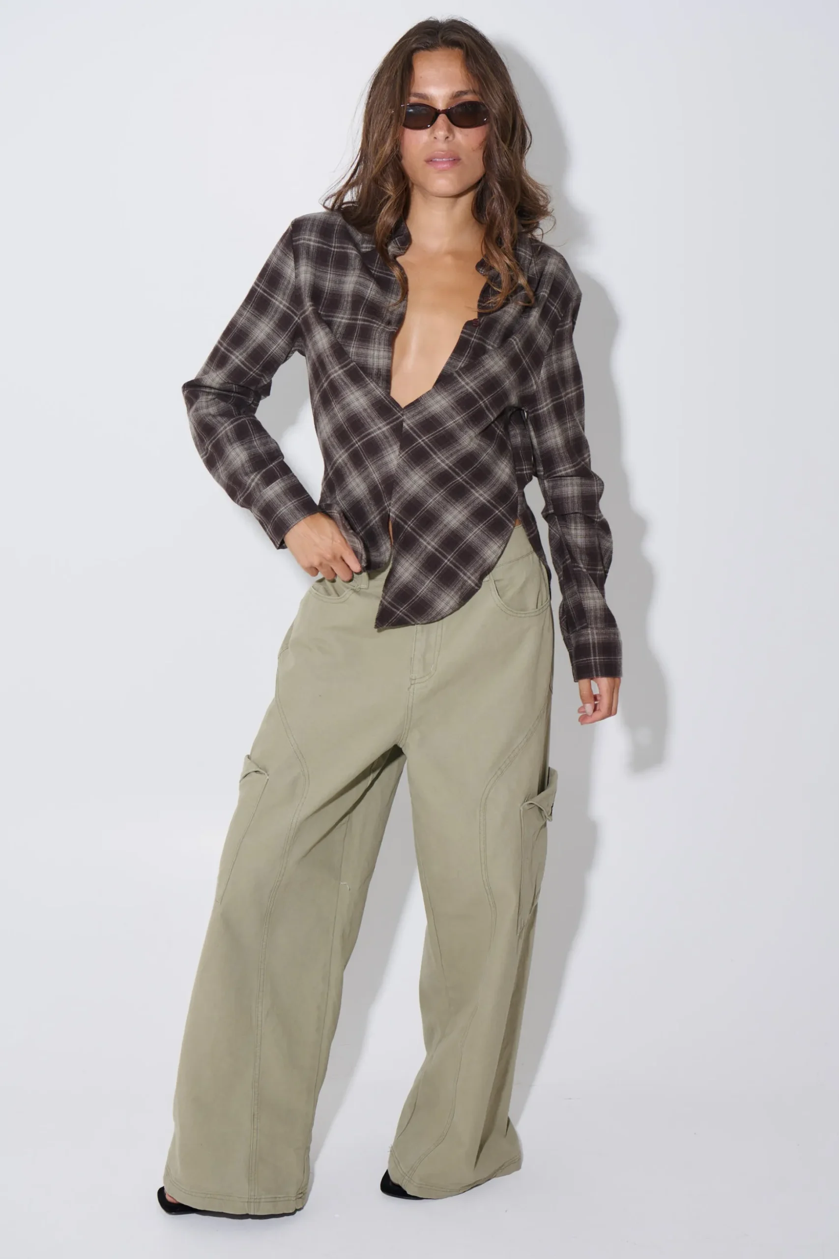 Leah Shirt Dark Grey
