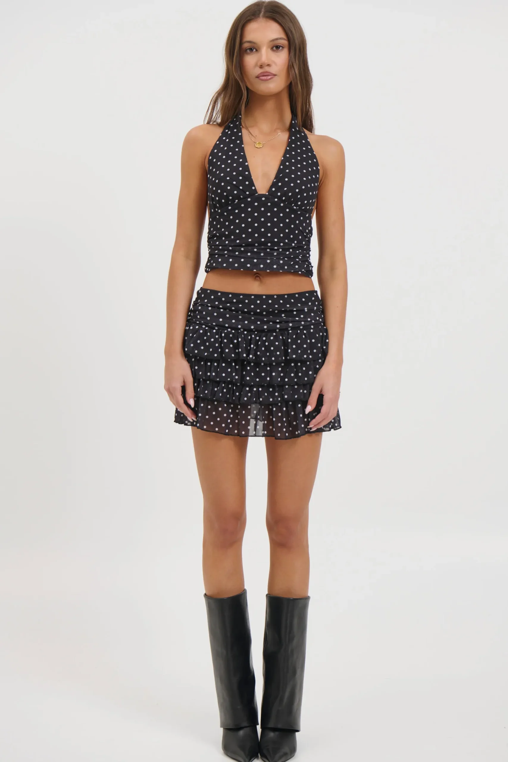 Lucia Mini Skirt Black
