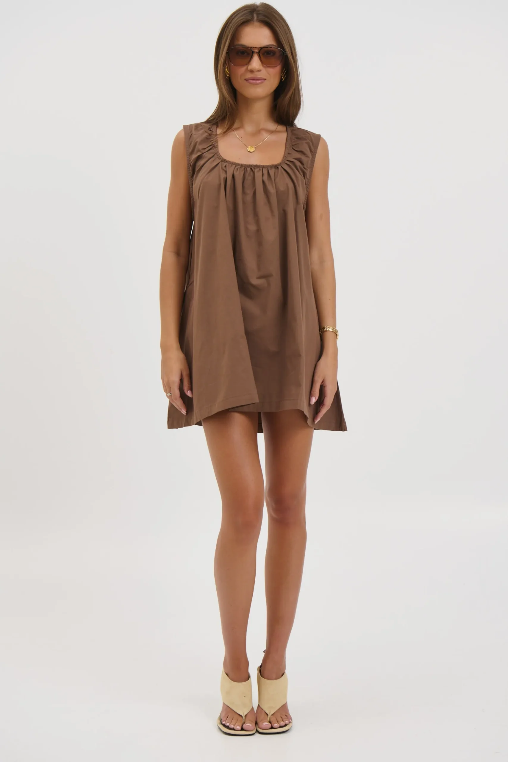 Miley Mini Dress Chocolate