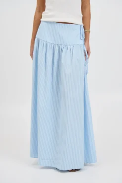 Minnie Maxi Skirt Sky