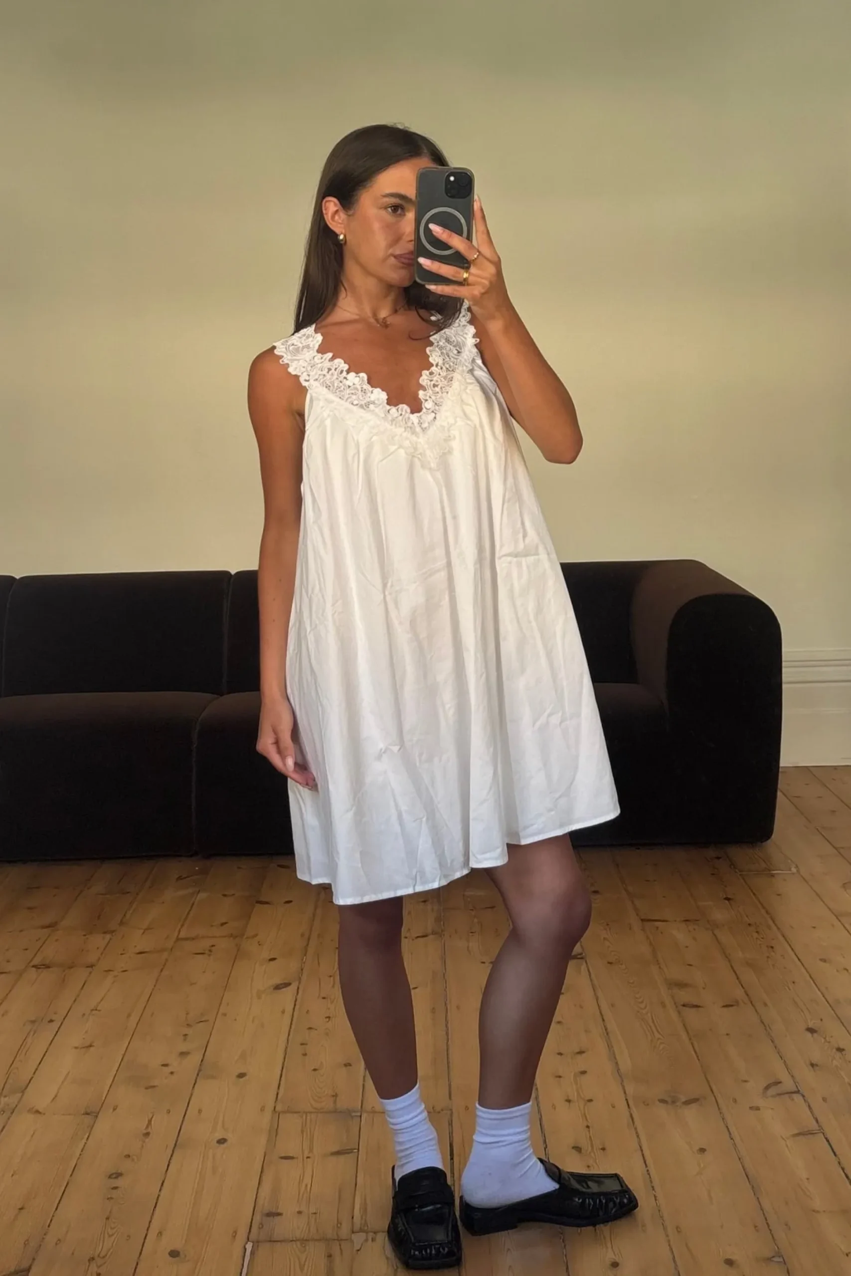 Mya Mini Dress White
