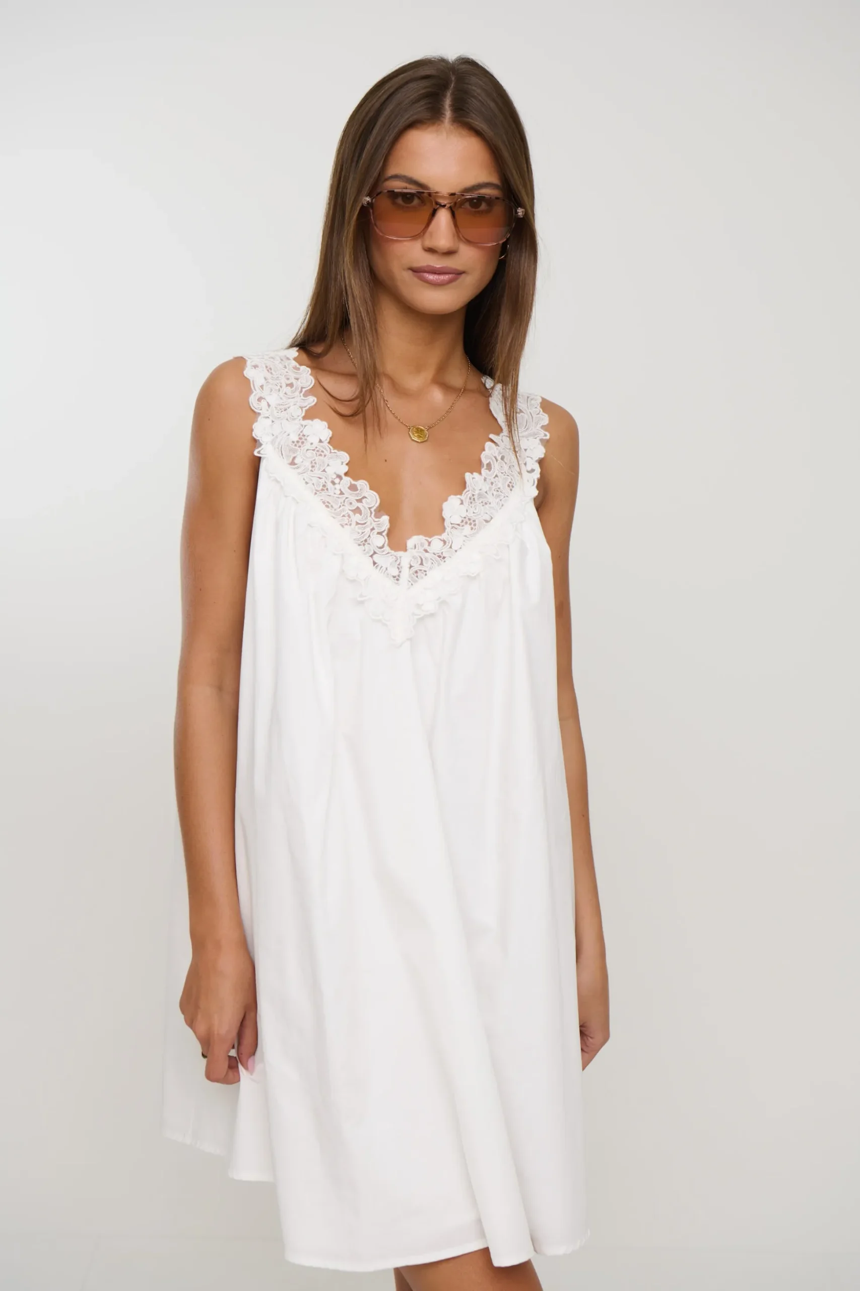 Mya Mini Dress White