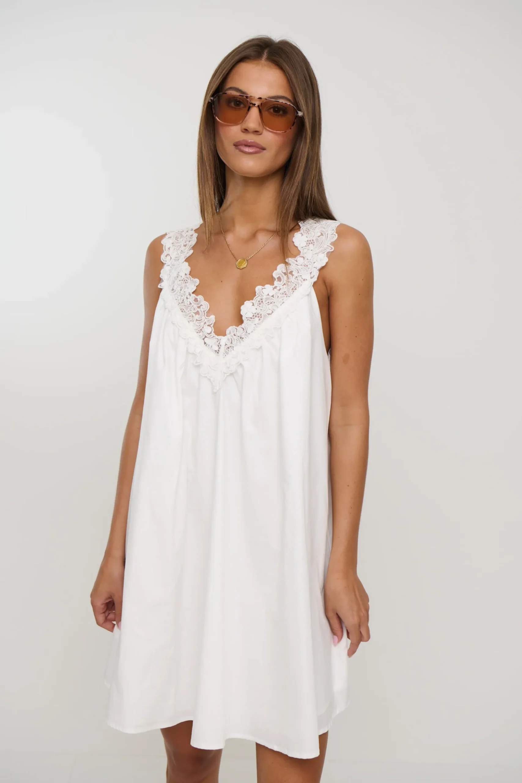 Mya Mini Dress White