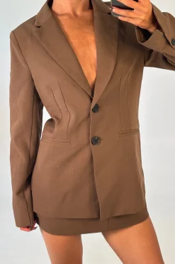 Nicole Blazer Chocolate