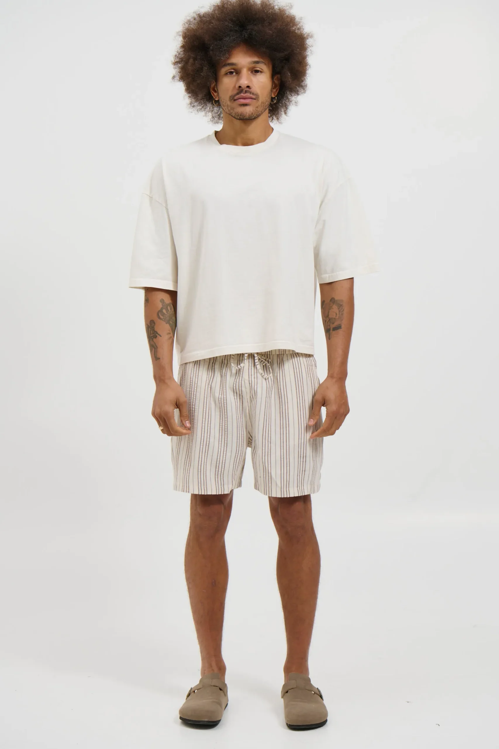 NTH Crop Box Tee Ivory
