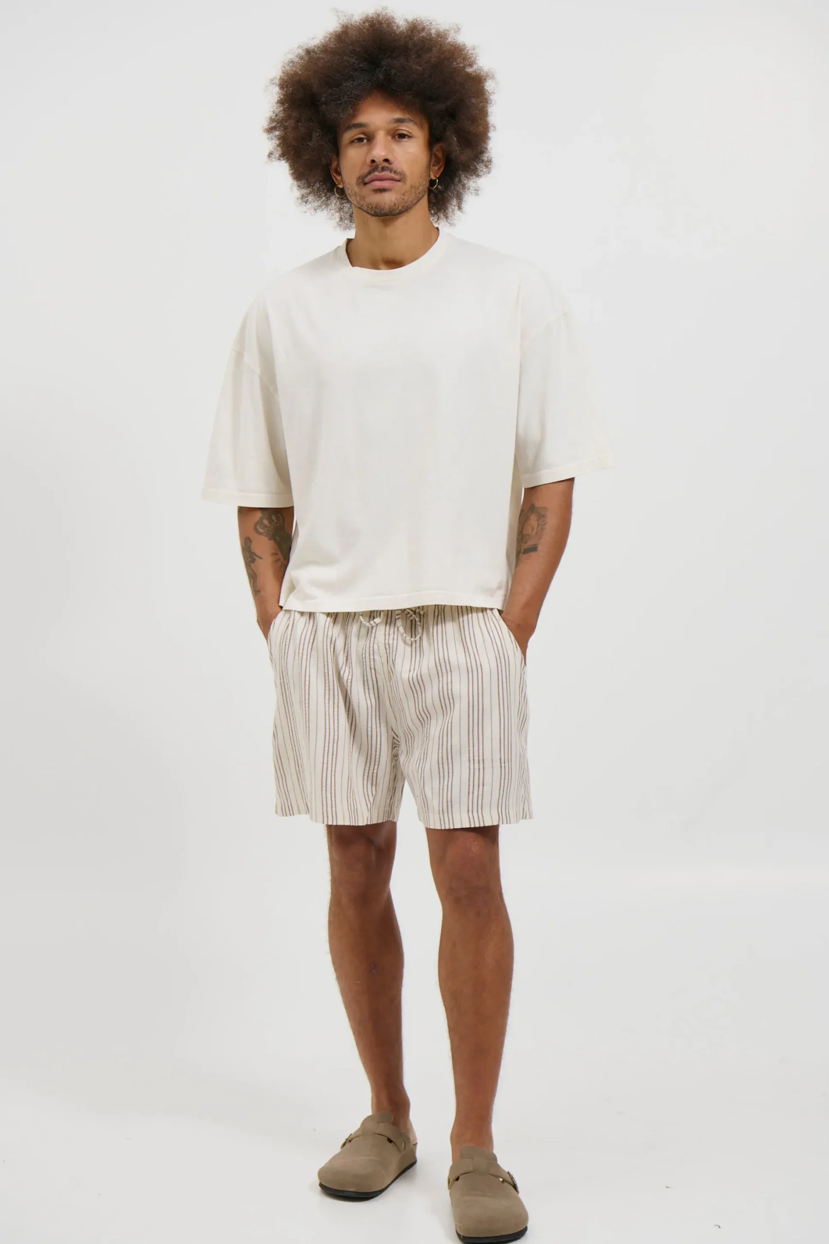 NTH Crop Box Tee Ivory