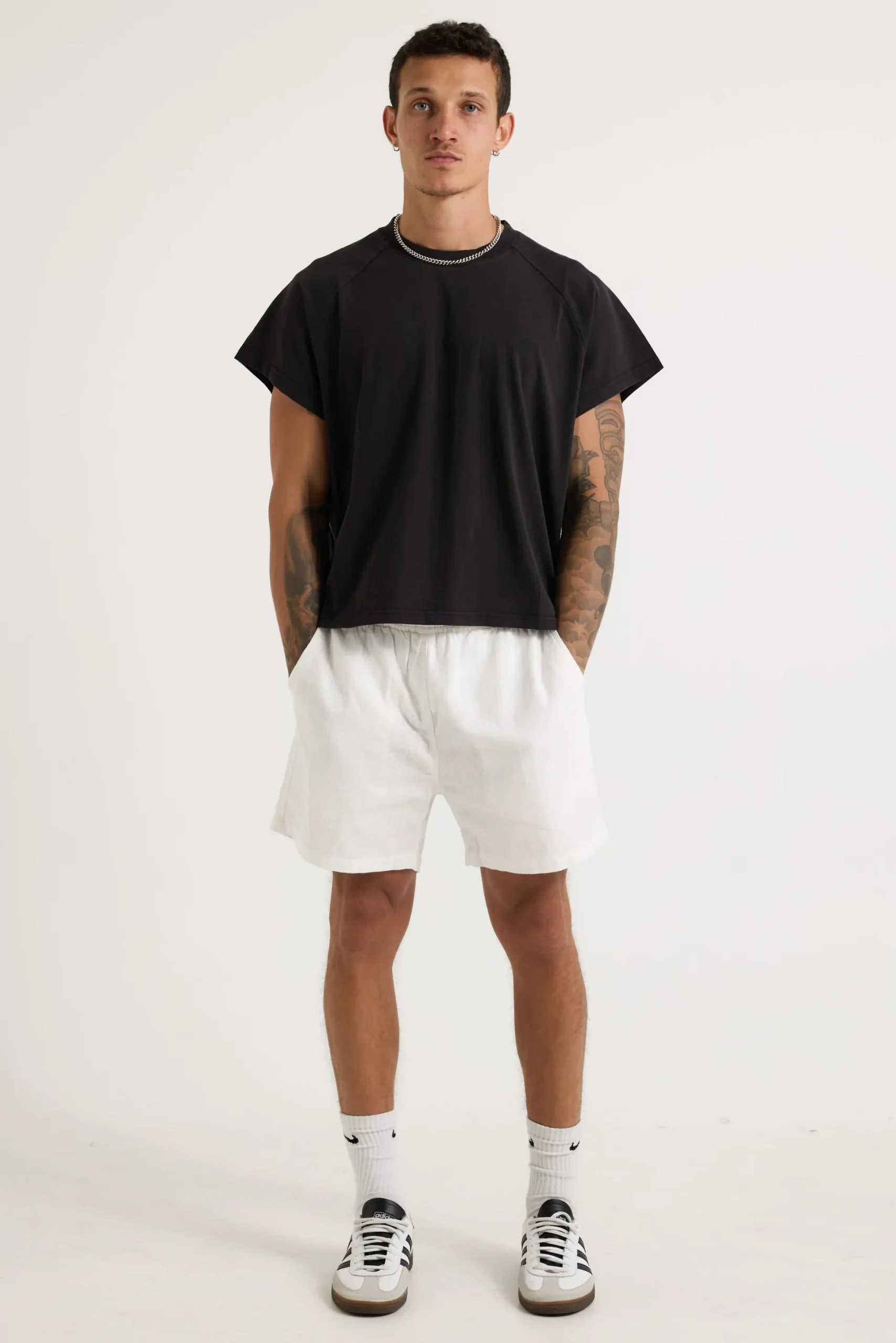 NTH Felix Linen Short White