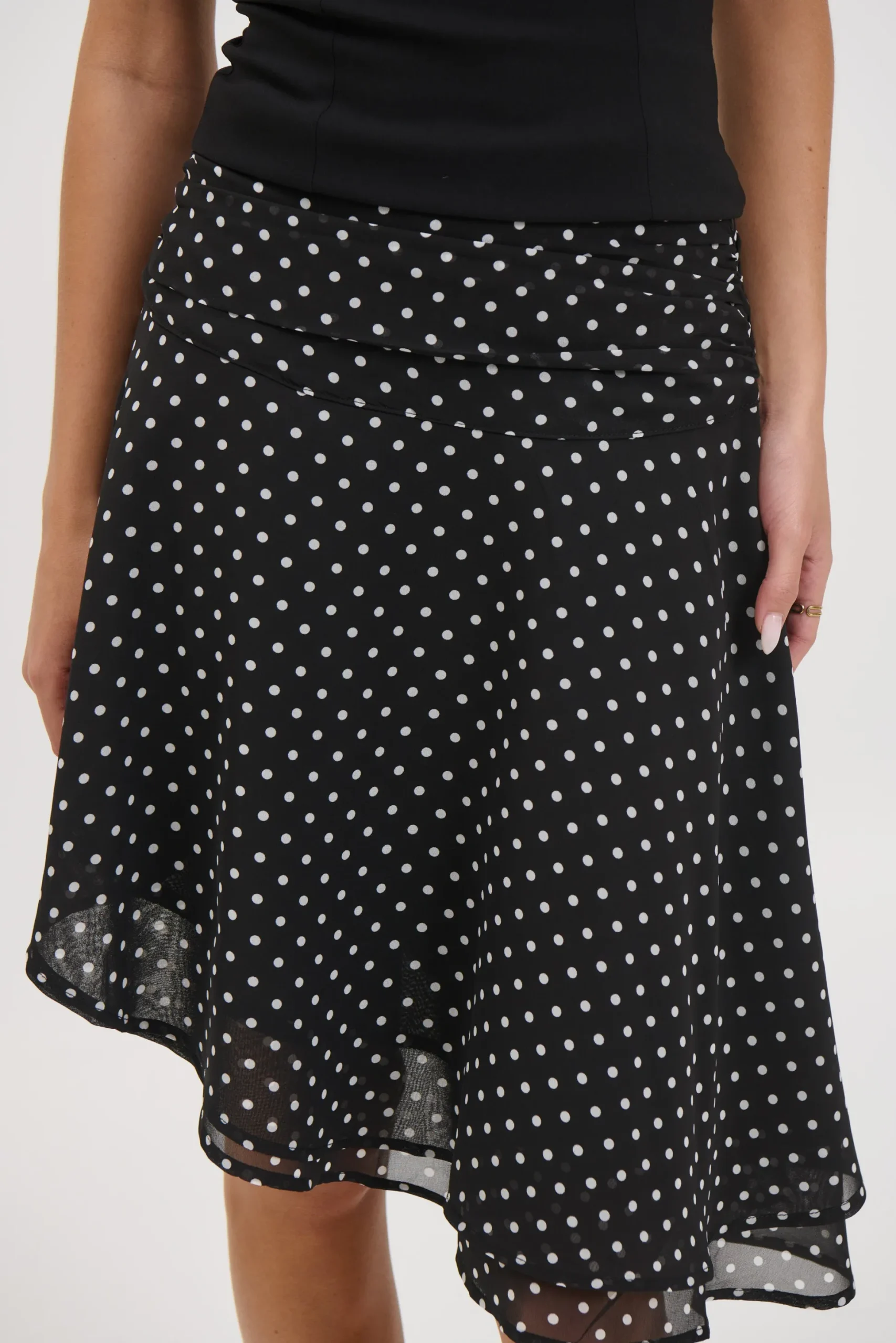 Paloma Midi Skirt Black
