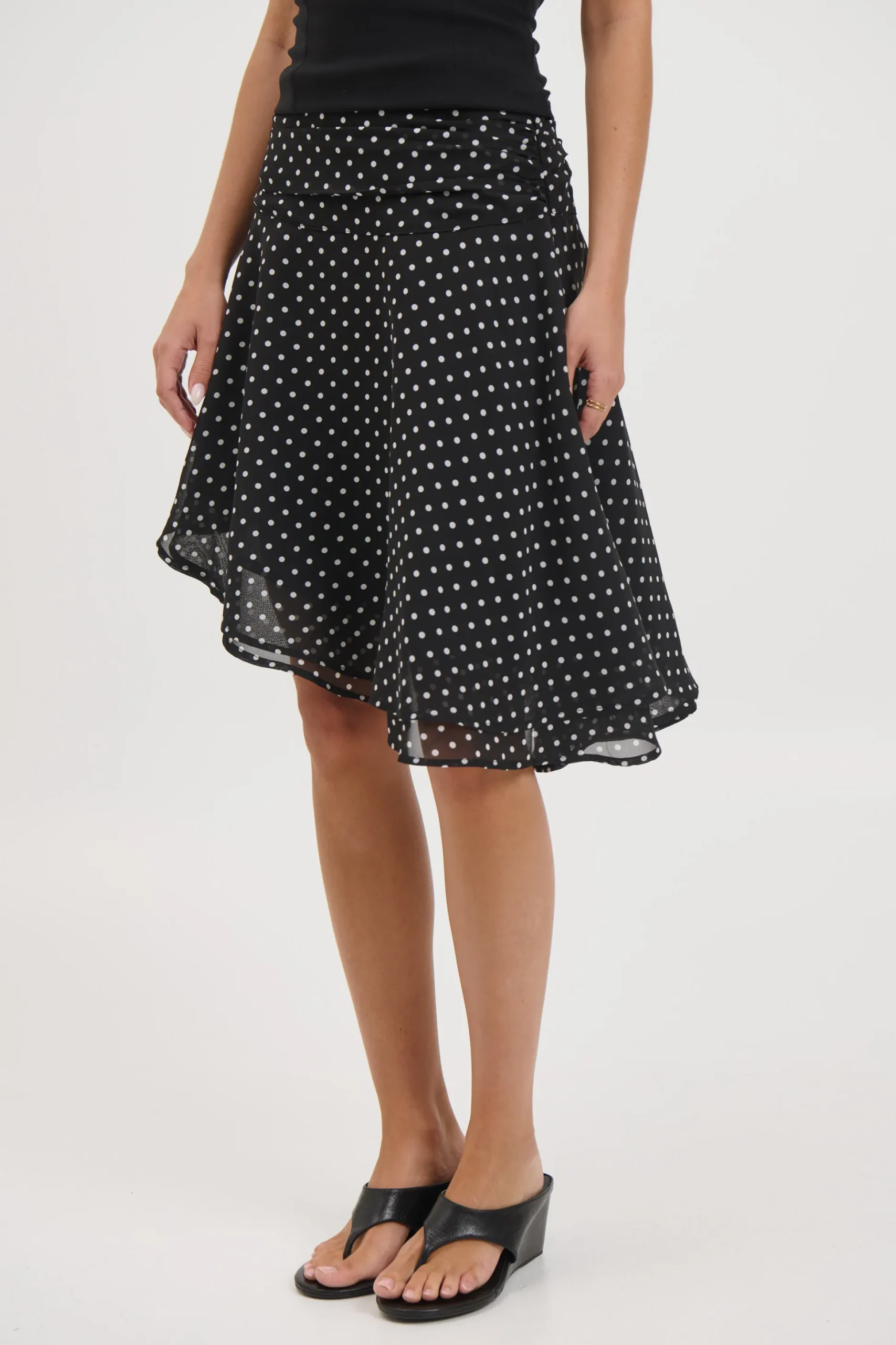 Paloma Midi Skirt Black