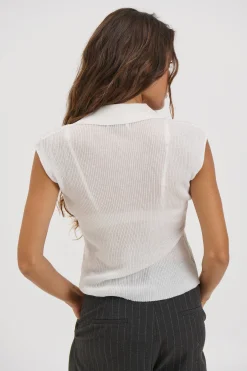 Parisa Top White