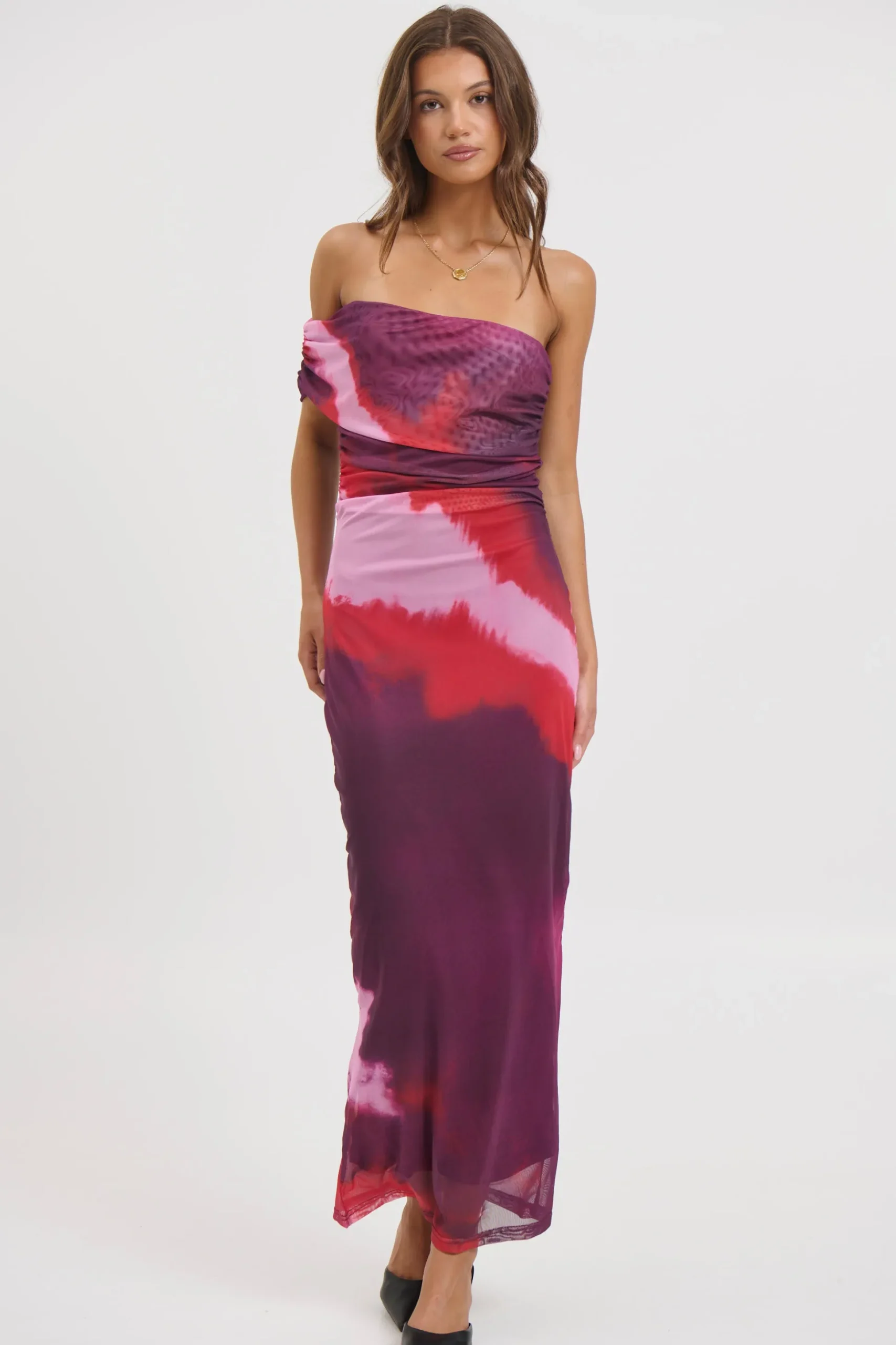 Paros Maxi Dress Berry
