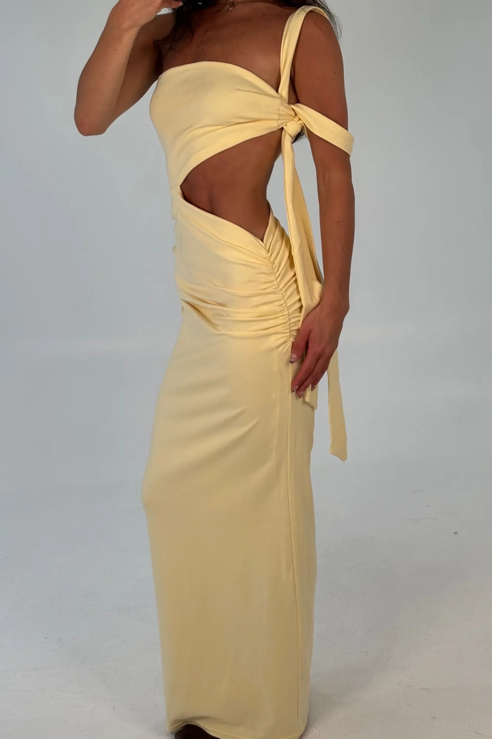 Selena Maxi Dress Lemon