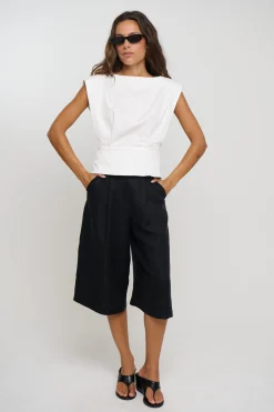 Shelly Top Ivory