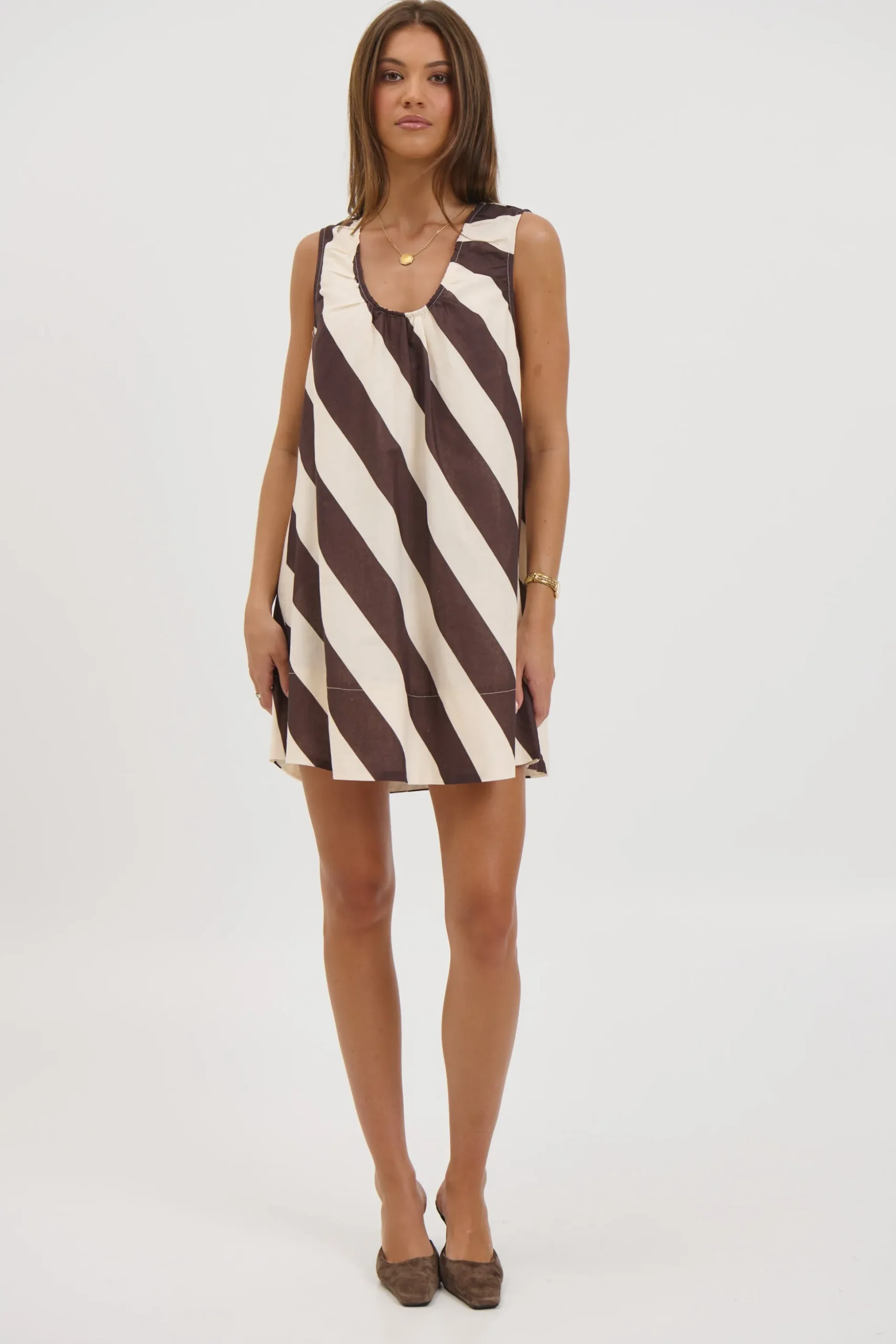 Tye Mini Dress Tiramisu