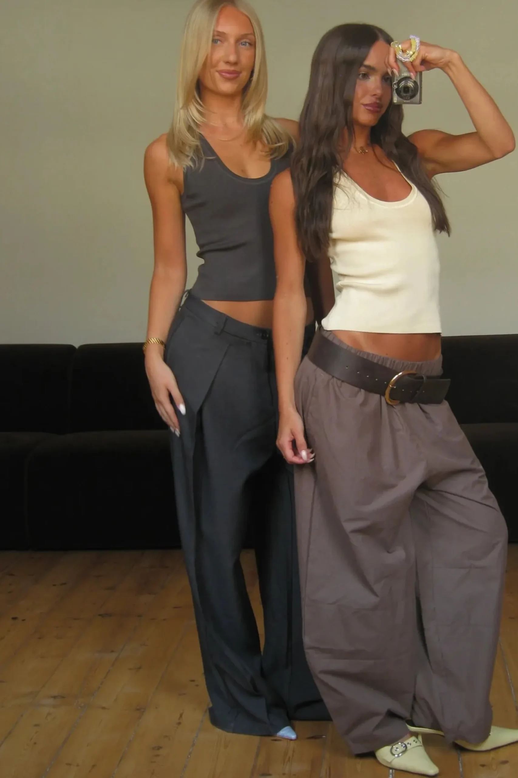 Unisex Josh Baggy Pant Dark Grey