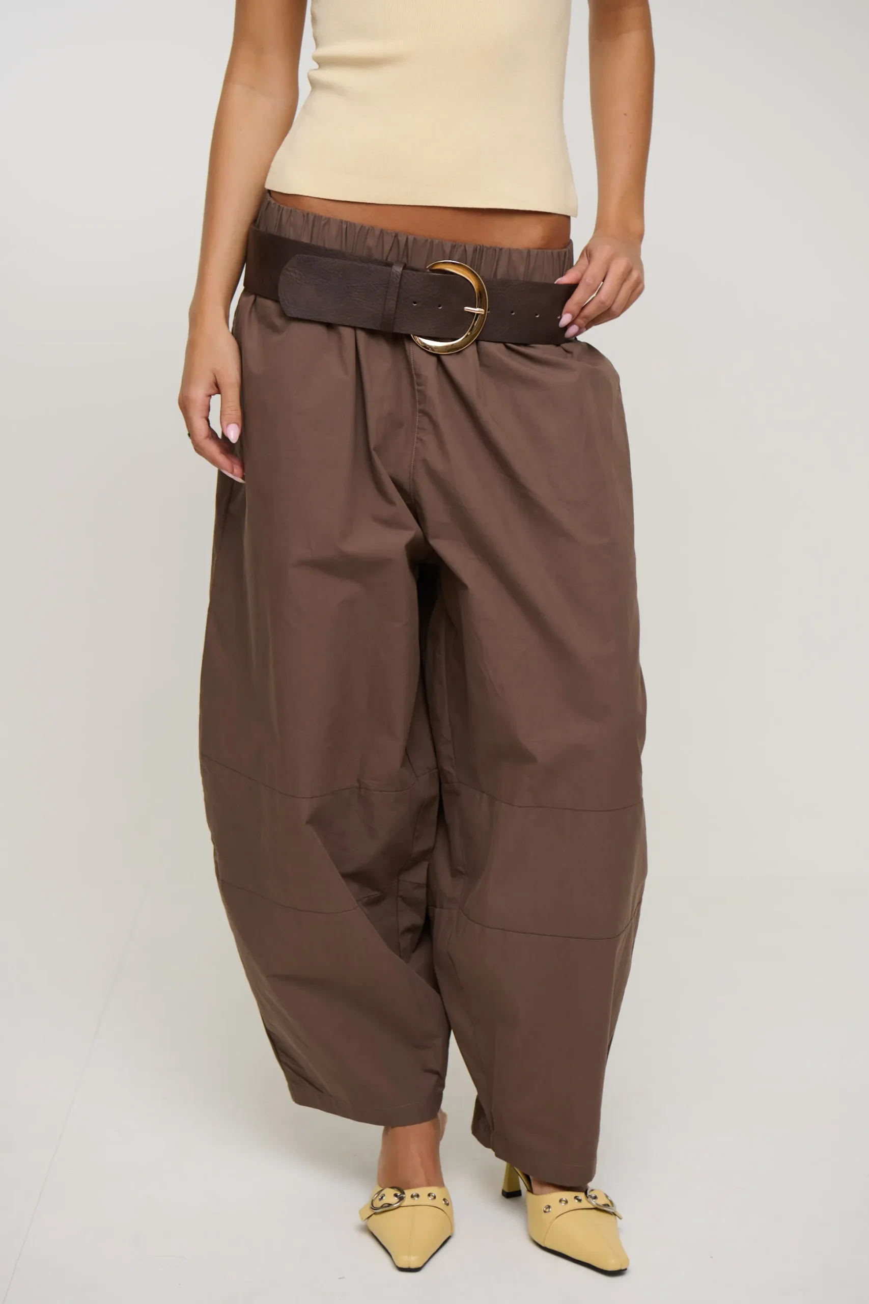 Unisex Julius Baggy Pant Mocha