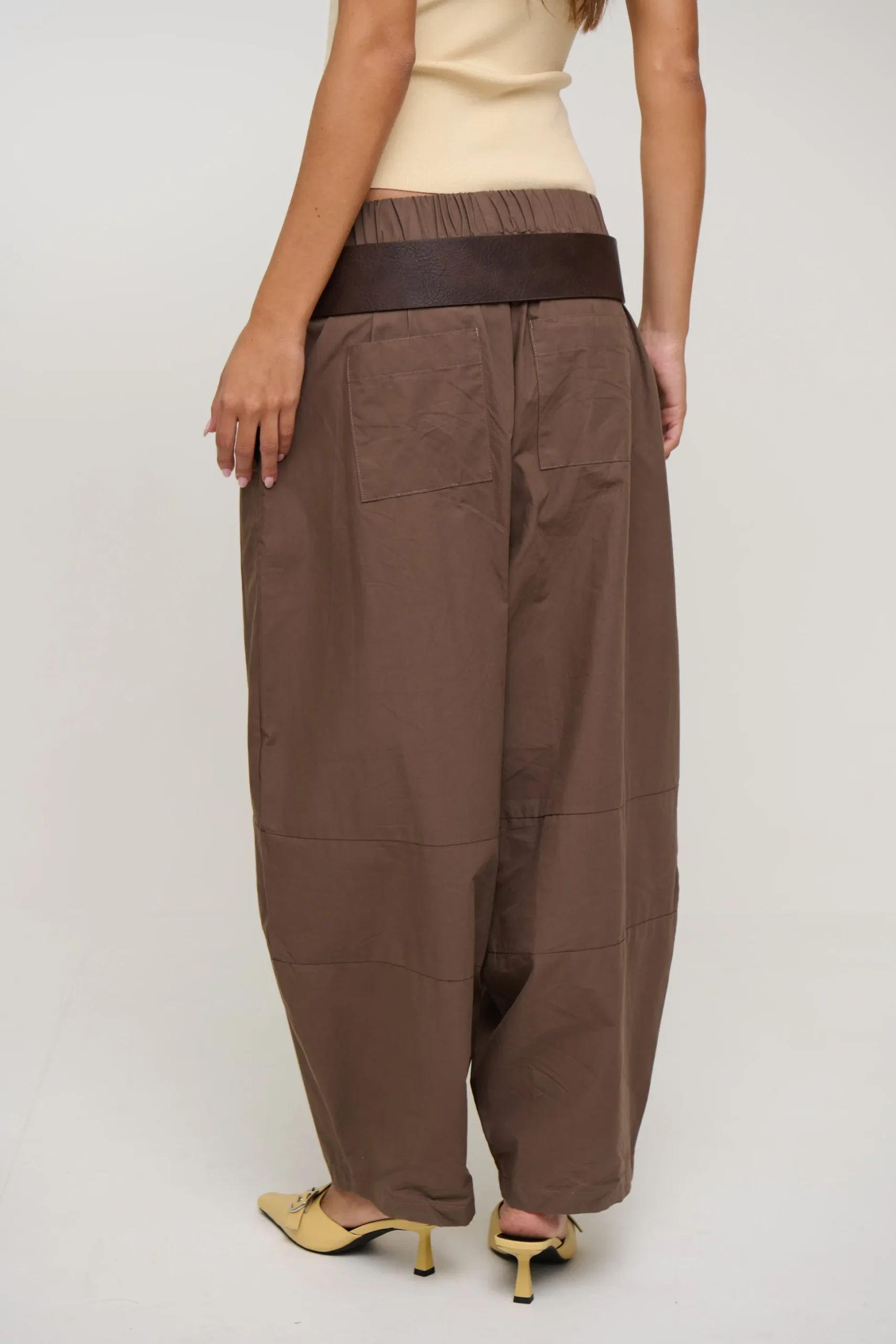 Unisex Julius Baggy Pant Mocha