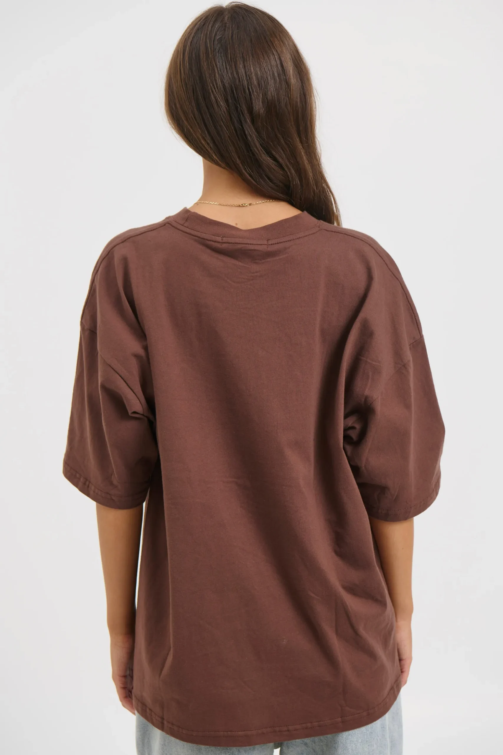 Unisex Midweight Signature Tee Dark Brown