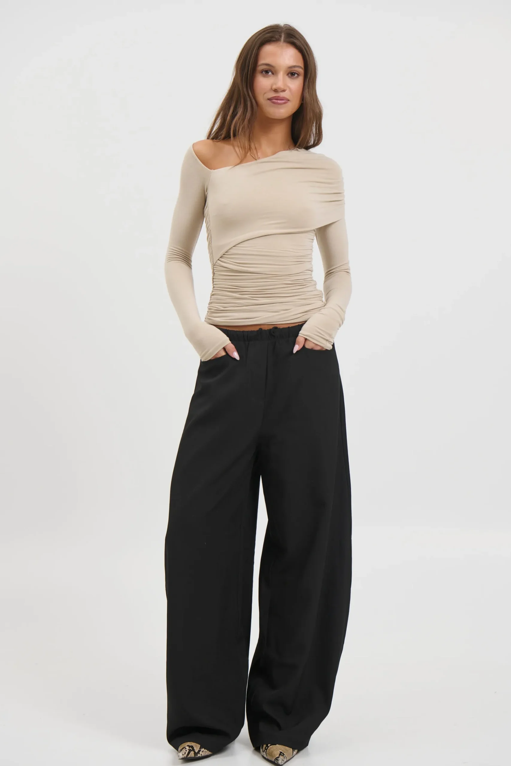 Yani Top Almond