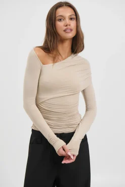 Yani Top Almond